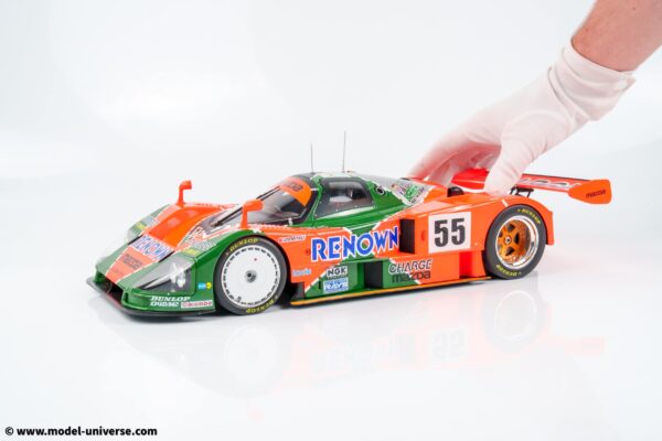 WERK83 - 1:12 Mazda 787B No.55 Winner 24h Le Mans 1991 Weidler, Herbert, Gachot - Diecast Model 16 WERK83 - 1:12 Mazda 787B No.55 Winner 24h Le Mans 1991 Weidler, Herbert, Gachot - Diecast Model