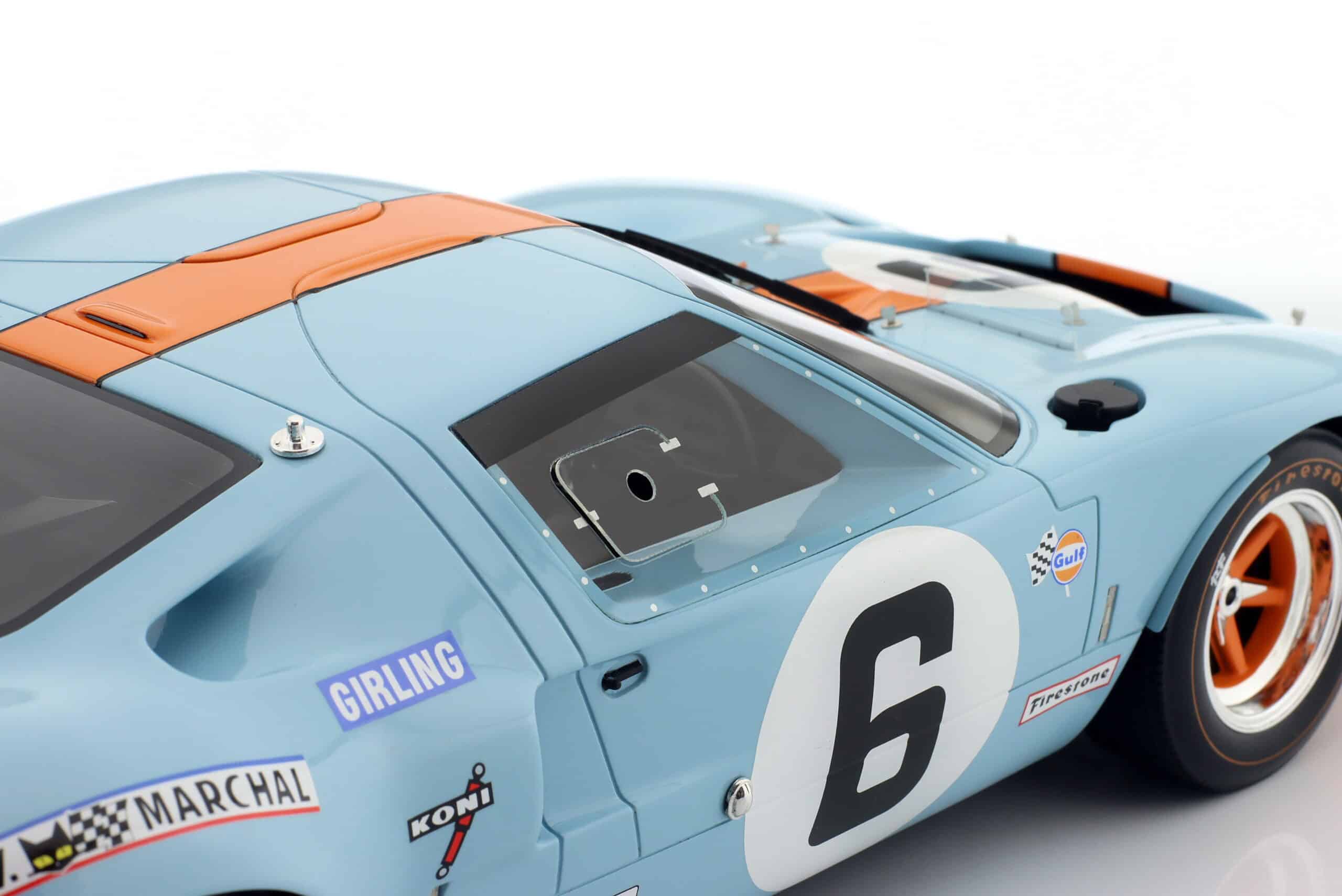 WERK83 - 1:12 Ford GT40 Mk.I No.6 Winner 24h Le Mans 1969 Jacky Ickx, Jackie Oliver - Resin Model 5 WERK83 - 1:12 Ford GT40 Mk.I No.6 Winner 24h Le Mans 1969 Jacky Ickx, Jackie Oliver - Resin Model