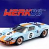 WERK83 - 1:12 Ford GT40 Mk.I No.6 Winner 24h Le Mans 1969 Jacky Ickx, Jackie Oliver - Resin Model 28 WERK83 - 1:12 Ford GT40 Mk.I No.6 Winner 24h Le Mans 1969 Jacky Ickx, Jackie Oliver - Resin Model