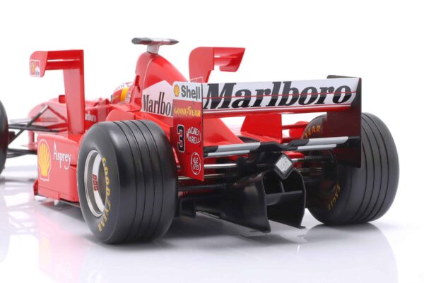 WERK83 - 1:12 Ferrari F1 F300 No.3 Michael Schumacher Tower Wings 1998 Imola GP - Diecast Model 17 WERK83 - 1:12 Ferrari F1 F300 No.3 Michael Schumacher Tower Wings 1998 Imola GP - Diecast Model