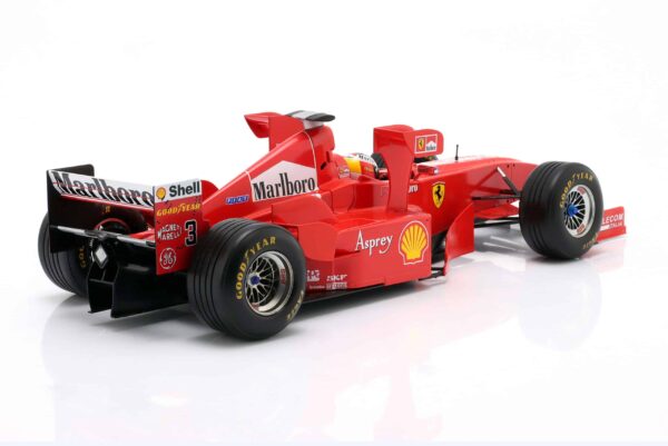 WERK83 - 1:12 Ferrari F1 F300 No.3 Michael Schumacher Tower Wings 1998 Imola GP - Diecast Model 12 WERK83 - 1:12 Ferrari F1 F300 No.3 Michael Schumacher Tower Wings 1998 Imola GP - Diecast Model