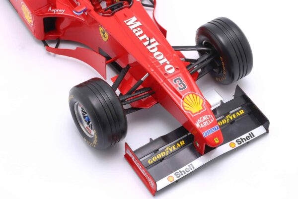 WERK83 - 1:12 Ferrari F1 F300 No.3 Michael Schumacher Tower Wings 1998 Imola GP - Diecast Model 13 WERK83 - 1:12 Ferrari F1 F300 No.3 Michael Schumacher Tower Wings 1998 Imola GP - Diecast Model