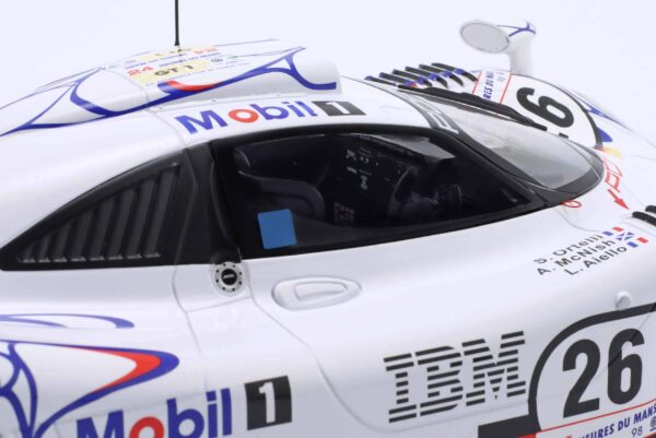 WERK83 - 1:12 Porsche 911 GT1 No.26 Winner 24h Le Mans 1998 McNish, Aiello, Ortelli - Diecast Model 8 WERK83 - 1:12 Porsche 911 GT1 No.26 Winner 24h Le Mans 1998 McNish, Aiello, Ortelli - Diecast Model