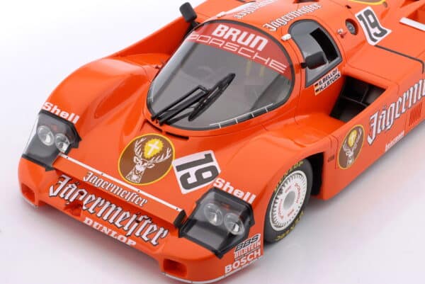 WERK83 - 1:12 Porsche 956B Jägermeister No.19 Winner 1000km Imola 1984 H.Stuck, S.Bellof - Resin Model