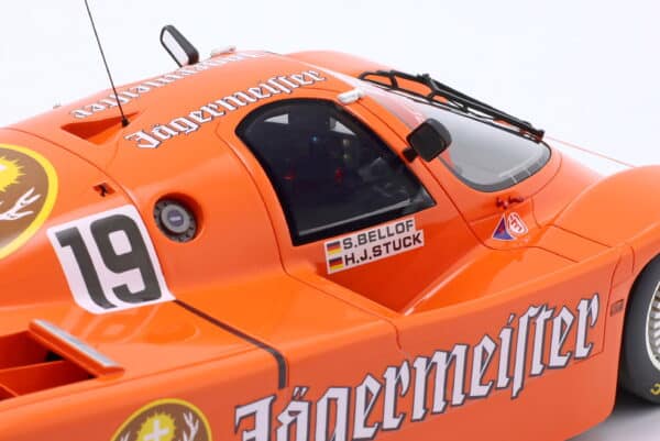 WERK83 - 1:12 Porsche 956B Jägermeister No.19 Winner 1000km Imola 1984 H.Stuck, S.Bellof - Resin Model