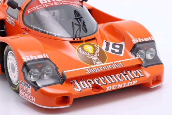 WERK83 - 1:12 Porsche 956B Jägermeister No.19 Winner 1000km Imola 1984 H.Stuck, S.Bellof - Resin Model