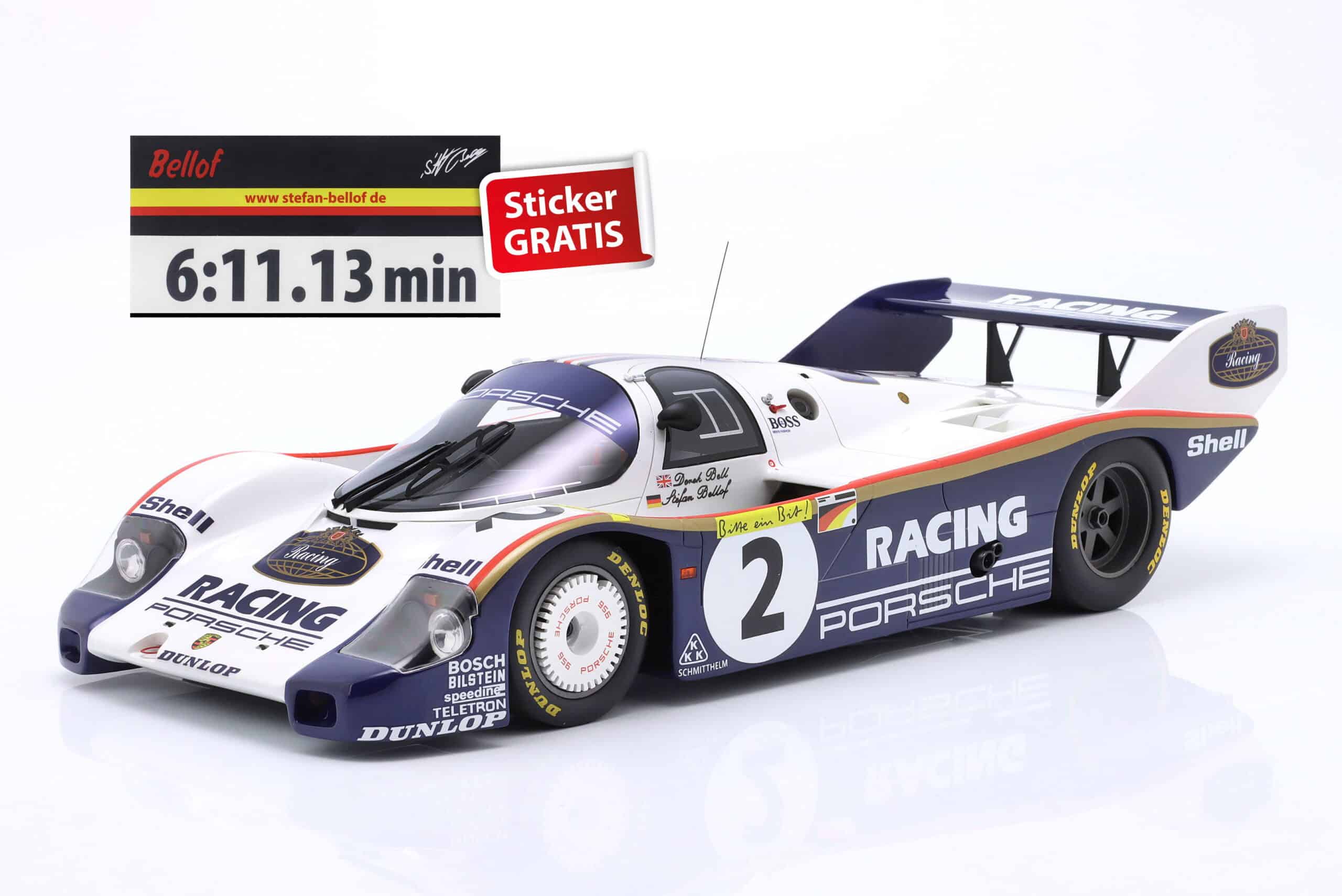 WERK83 - 1:12 Porsche 956K No.2 Lap Record 1000km Nürburgring 1983 Stefan Bellof - Resin Model