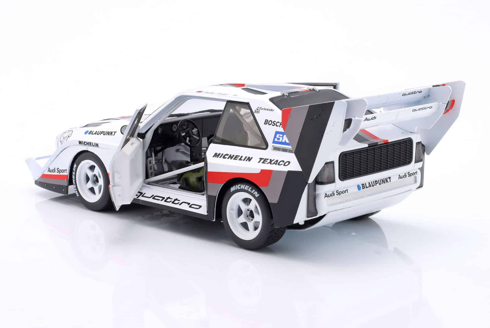 Werk83 1:18 Audi Sport Quattro S1 E2 No.1 Walter Rohrl Winner Pikes Peak 1987 Collector Box (W1802801C) Diecast Model 7 Werk83 1:18 Audi Sport Quattro S1 E2 No.1 Walter Rohrl Winner Pikes Peak 1987 Collector Box (W1802801C) Diecast Model