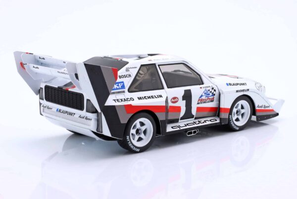 WERK83 - 1:18 Audi Sport Quattro S1 E2 No.1 Walter Rohrl Winner 1987 Pikes Peak Rally - Diecast Model