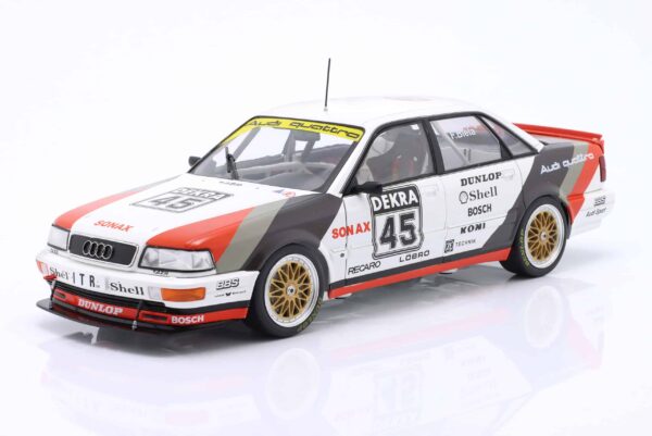 1:18 Audi V8 Quattro No.45 DTM Champion 1991 Frank Biela - Diecast Model by WERK83