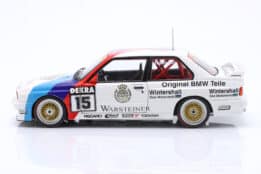 WERK83 - 1:18 BMW M3 (E30) DTM Champion 1989 No.15 Roberto Ravaglia - Diecast Model with Giftbox