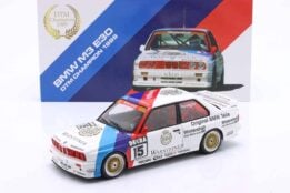 WERK83 - 1:18 BMW M3 (E30) DTM Champion 1989 No.15 Roberto Ravaglia - Diecast Model with Giftbox