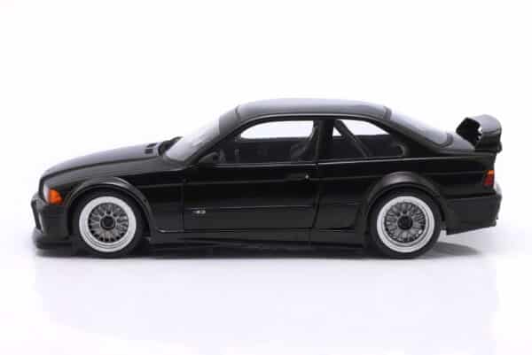 Diecast Model Shop - Model Universe 14 Alternative view of WERK83 1:18 BMW M3 E36 GTR Plain Body Version Black (W18051002) Diecast Model