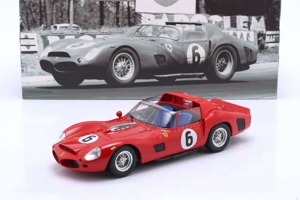 New model arrivals at model-universe.com include Werk83's Porsche 917 "Pink Pig", KK Scale's "Miami Vice" Ferrari Testarossa and many more ... 14 Ferrari 330 TRI No.6 Winner 24h Le Mans 1962 O.Gendebien, P.Hill - 1:18 Scale Diecast Model by Werk83