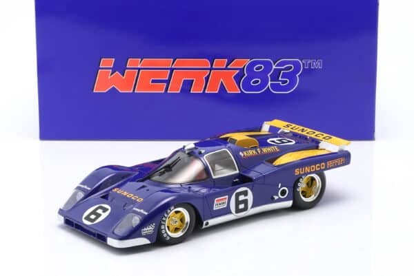 WERK83 - 1:18 Ferrari 512M Sunoco No.6 3rd 24h Dayona 1971 Donohue, Hobbs - Resin Model