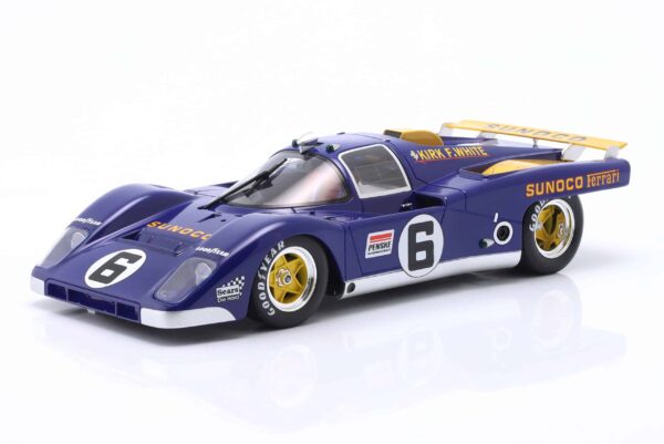 WERK83 - 1:18 Ferrari 512M Sunoco No.6 3rd 24h Dayona 1971 Donohue, Hobbs - Resin Model 8 WERK83 - 1:18 Ferrari 512M Sunoco No.6 3rd 24h Dayona 1971 Donohue, Hobbs - Resin Model