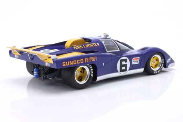 WERK83 - 1:18 Ferrari 512M Sunoco No.6 3rd 24h Dayona 1971 Donohue, Hobbs - Resin Model