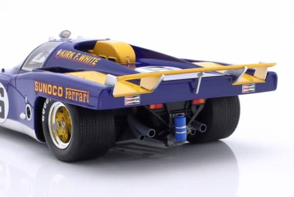 WERK83 - 1:18 Ferrari 512M Sunoco No.6 3rd 24h Dayona 1971 Donohue, Hobbs - Resin Model