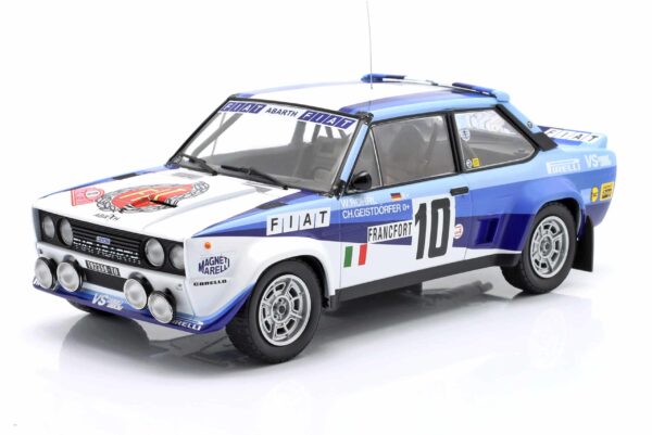 WERK83 - 1:18 Fiat 131 Abarth No.10 Walter Röhrl Winner 1980 Monte Carlo Rally World Champion - Diecast Model 8 WERK83 - 1:18 Fiat 131 Abarth No.10 Walter Röhrl Winner 1980 Monte Carlo Rally World Champion - Diecast Model