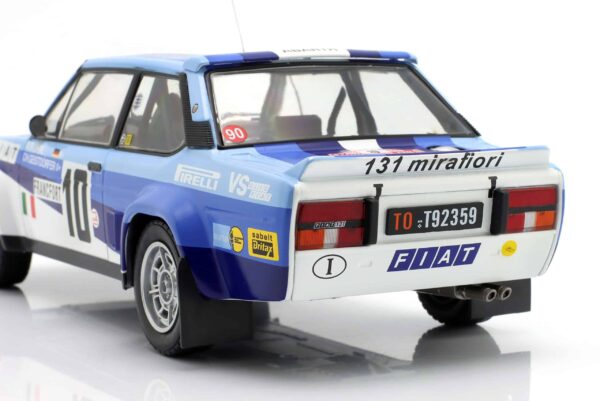 WERK83 - 1:18 Fiat 131 Abarth No.10 Walter Röhrl Winner 1980 Monte Carlo Rally World Champion - Diecast Model 13 WERK83 - 1:18 Fiat 131 Abarth No.10 Walter Röhrl Winner 1980 Monte Carlo Rally World Champion - Diecast Model