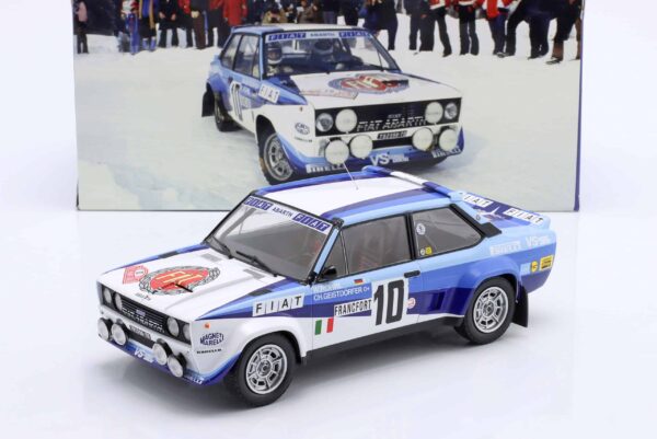 WERK83 - 1:18 Fiat 131 Abarth No.10 Walter Röhrl Winner 1980 Monte Carlo Rally World Champion - Diecast Model