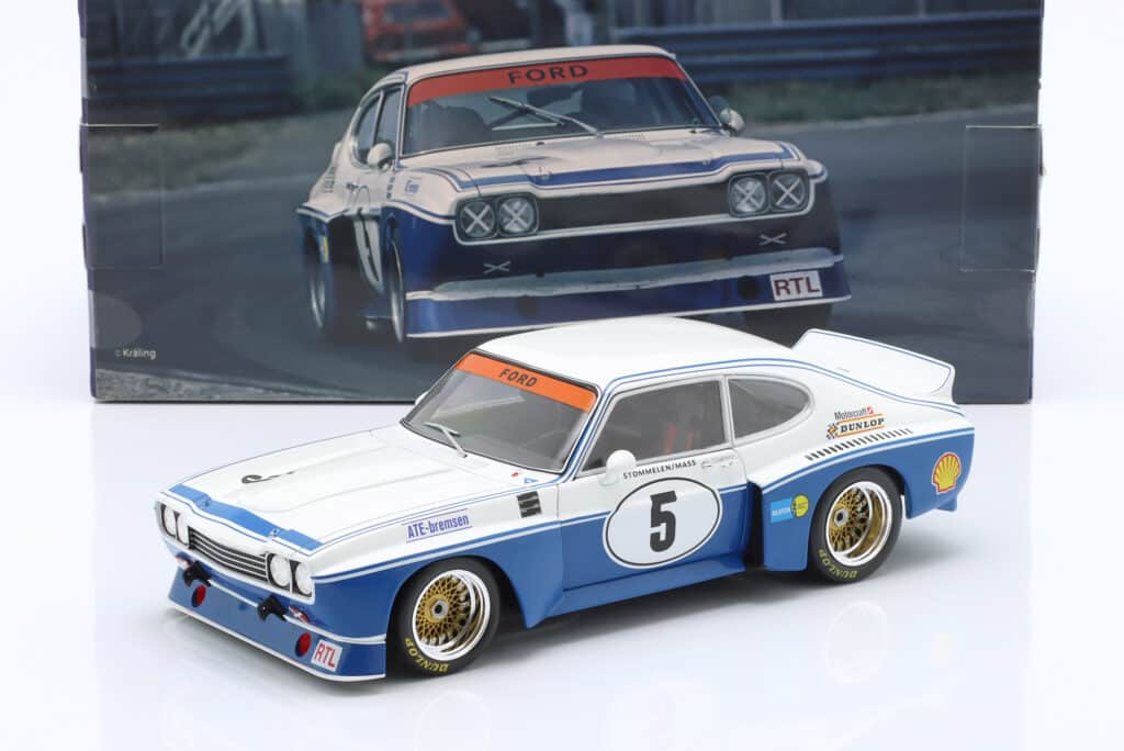 New model arrivals at model-universe.com include Werk83's Porsche 917 "Pink Pig", KK Scale's "Miami Vice" Ferrari Testarossa and many more ... 24 Ford Capri RS 3100 No.5 ETCC Zandvoort 1974 Rolf Stommelen, Jochen Mass - 1:18 Scale Diecast Model by Werk83
