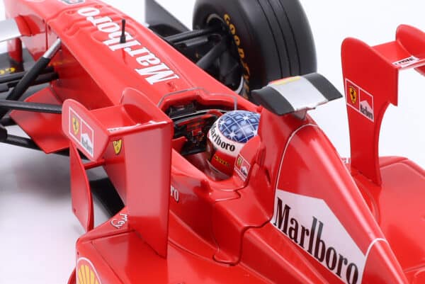 1:18 Scuderia Ferrari F1 F300 Michael Schumacher "Tower Wings" 1998 Imola GP - Diecast Model by Werk83 - Image 6