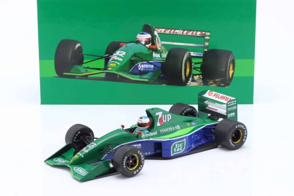 WERK83 - 1:18 Jordan J191 No.32 Michael Schumacher 1st F1 Race Belgian GP 1991 - Diecast Model (Collector's Box Edition)