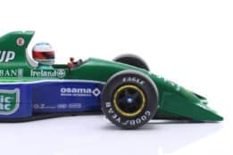 1:18 Jordan J191 F1 Michael Schumacher First Race 1991 Belgian GP Spa - Diecast Model by Werk83