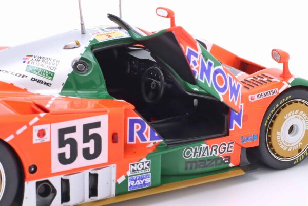 WERK83 - 1:18 Mazda 787B No.55 Winner 24h Le Mans 1991 (Weidler, Herbert, Gachot) - Diecast Model 14 WERK83 - 1:18 Mazda 787B No.55 Winner 24h Le Mans 1991 (Weidler, Herbert, Gachot) - Diecast Model