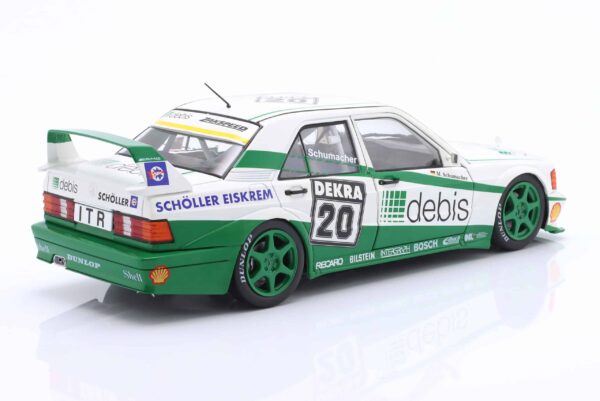 Mercedes-Benz 190E 2.5-16 Evo II Michael Schumacher No.20 DTM 1991 Zakspeed - 1:18 Scale Diecast Model with Collectors Box by Werk83 12 Mercedes-Benz 190E 2.5-16 Evo II Michael Schumacher No.20 DTM 1991 Zakspeed - 1:18 Scale Diecast Model with Collectors Box by Werk83