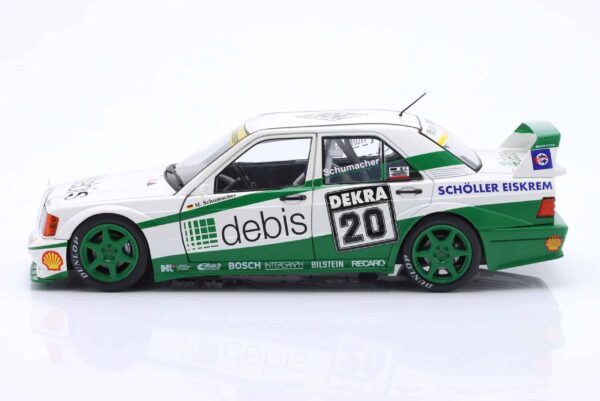 Mercedes-Benz 190E 2.5-16 Evo II Michael Schumacher No.20 DTM 1991 Zakspeed - 1:18 Scale Diecast Model with Collectors Box by Werk83 13 Mercedes-Benz 190E 2.5-16 Evo II Michael Schumacher No.20 DTM 1991 Zakspeed - 1:18 Scale Diecast Model with Collectors Box by Werk83
