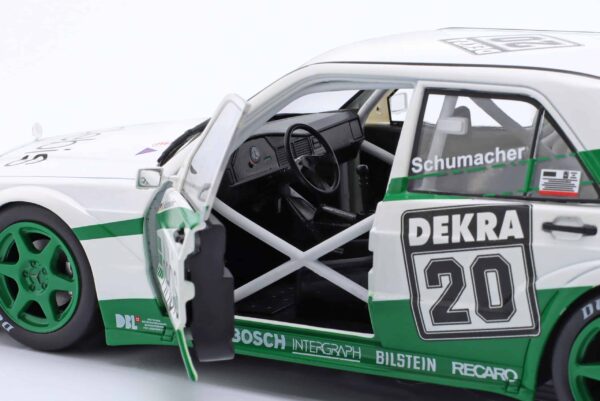 Mercedes-Benz 190E 2.5-16 Evo II Michael Schumacher No.20 DTM 1991 Zakspeed - 1:18 Scale Diecast Model with Collectors Box by Werk83 14 Mercedes-Benz 190E 2.5-16 Evo II Michael Schumacher No.20 DTM 1991 Zakspeed - 1:18 Scale Diecast Model with Collectors Box by Werk83