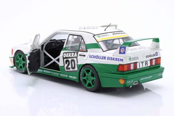 Mercedes-Benz 190E 2.5-16 Evo II Michael Schumacher No.20 DTM 1991 Zakspeed - 1:18 Scale Diecast Model with Collectors Box by Werk83 15 Mercedes-Benz 190E 2.5-16 Evo II Michael Schumacher No.20 DTM 1991 Zakspeed - 1:18 Scale Diecast Model with Collectors Box by Werk83