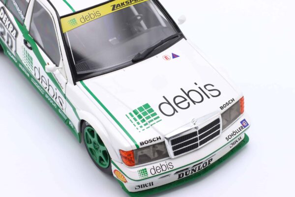 Mercedes-Benz 190E 2.5-16 Evo II Michael Schumacher No.20 DTM 1991 Zakspeed - 1:18 Scale Diecast Model with Collectors Box by Werk83 16 Mercedes-Benz 190E 2.5-16 Evo II Michael Schumacher No.20 DTM 1991 Zakspeed - 1:18 Scale Diecast Model with Collectors Box by Werk83