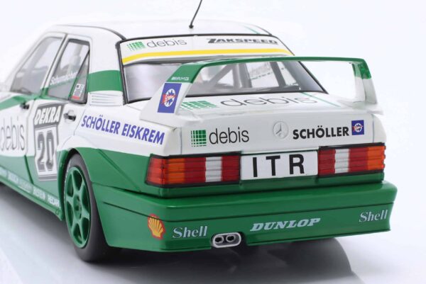 Mercedes-Benz 190E 2.5-16 Evo II Michael Schumacher No.20 DTM 1991 Zakspeed - 1:18 Scale Diecast Model with Collectors Box by Werk83 17 Mercedes-Benz 190E 2.5-16 Evo II Michael Schumacher No.20 DTM 1991 Zakspeed - 1:18 Scale Diecast Model with Collectors Box by Werk83