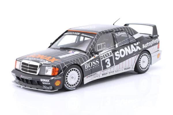 Mercedes-Benz 190E 2.5-16 Evo II 1992 DTM Champion Team AMG Motrenbau Klaus Ludwig - 1:18 Scale Diecast Model with Collectors Box by Werk83 - Image 3
