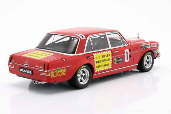 1:18 Mercedes-AMG 300 SEL 6.8 No.1 Heyer, Betzler 24h Nurburgring 1972 - Diecast Model - Werk83 6 1:18 Mercedes-AMG 300 SEL 6.8 No.1 Heyer, Betzler 24h Nurburgring 1972 - Diecast Model - Werk83