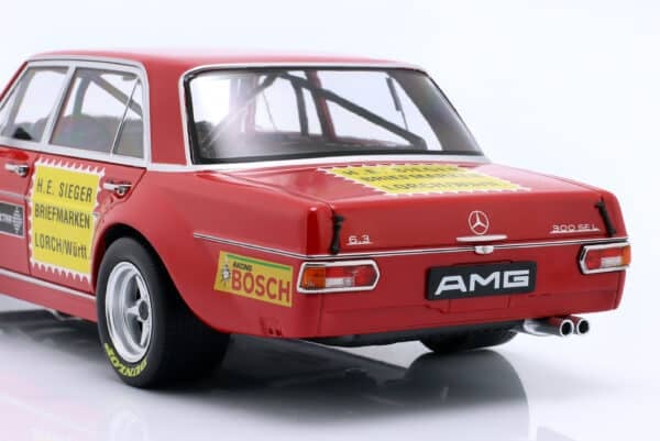 1:18 Mercedes-AMG 300 SEL 6.8 No.1 Heyer, Betzler 24h Nurburgring 1972 - Diecast Model - Werk83