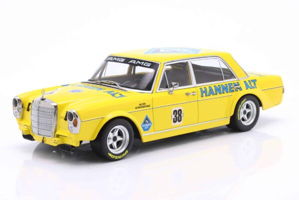 Mercedes-Benz 300 SEL 6.8 No.38 Final Race Hockenheim 1971 Hans Heyer - 1:18 Scale Diecast Model by Werk83
