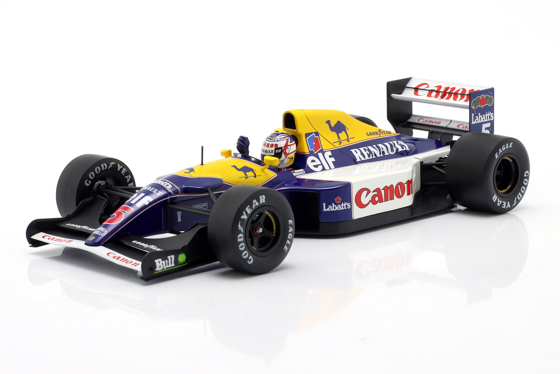 WERK83 1:18 Williams FW14 No.5 Nigel Mansell Winner British GP F1 1991 (W18065003) Diecast Model 2 WERK83 1:18 Williams FW14 No.5 Nigel Mansell Winner British GP F1 1991 (W18065003) Diecast Model