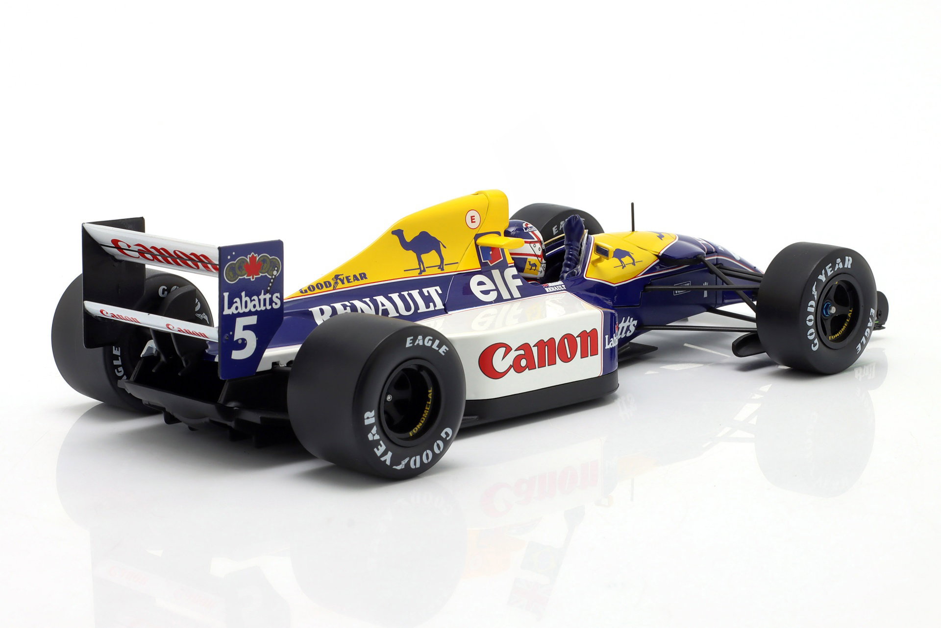 WERK83 1:18 Williams FW14 No.5 Nigel Mansell Winner British GP F1 1991 (W18065003) Diecast Model 4 WERK83 1:18 Williams FW14 No.5 Nigel Mansell Winner British GP F1 1991 (W18065003) Diecast Model