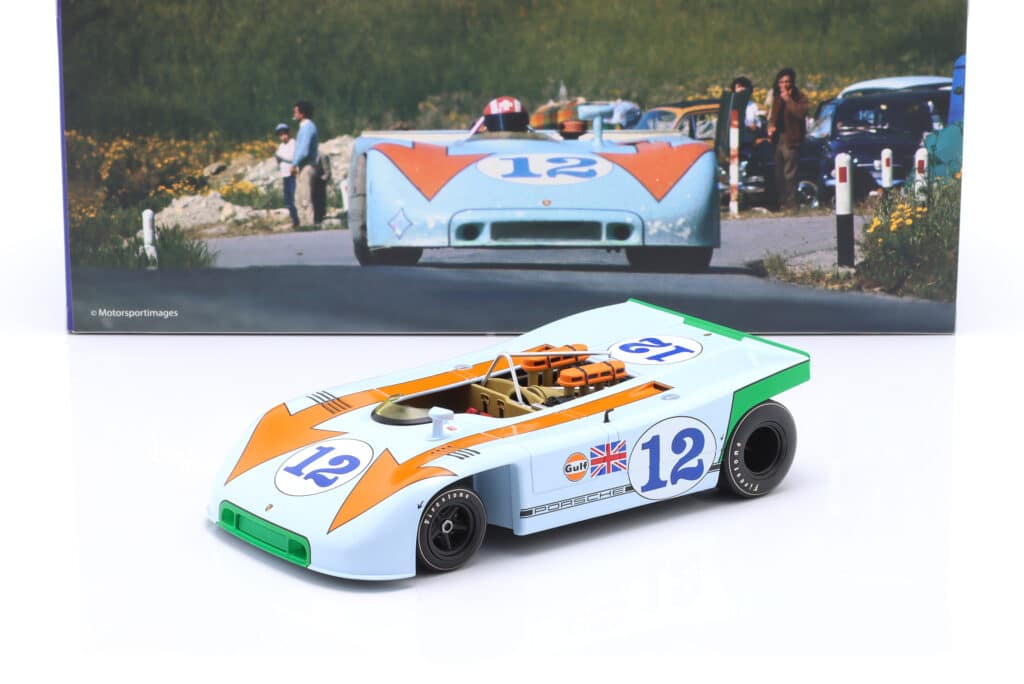 New model arrivals at model-universe.com include Werk83's Porsche 917 "Pink Pig", KK Scale's "Miami Vice" Ferrari Testarossa and many more ... 22 WERK83 - 1:18 Porsche 908/03 No.12 Gulf Winner Targa Florio 1970 Siffert, Redman - Diecast Model