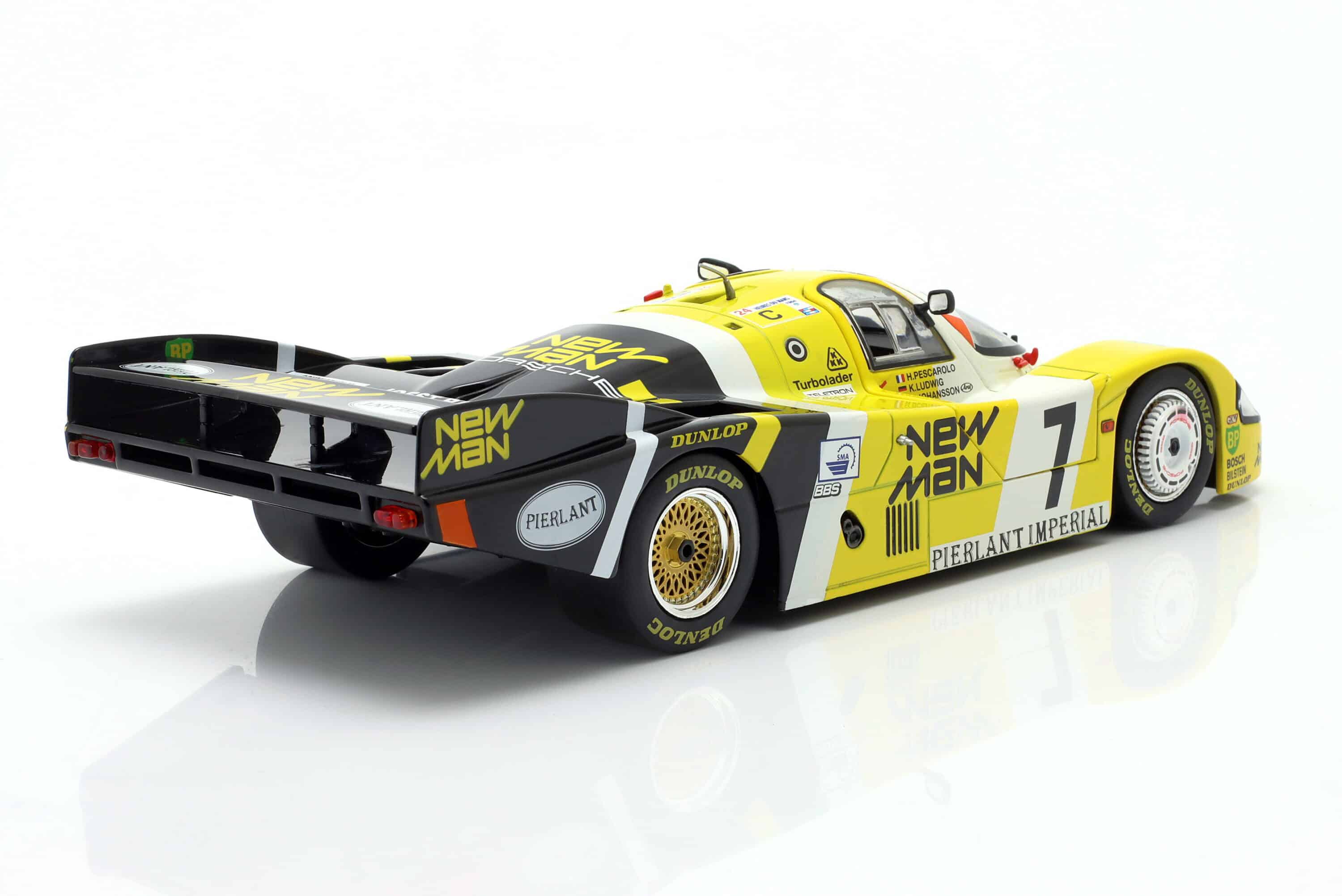 ミニチャンプス　1/18 ポルシェ 956L 1984 ルマン　ウィナー #7 スパーク 1/18 ポルシェ 956 NEWMAN ルマン 1984 No.7 ウィナー 18LM84