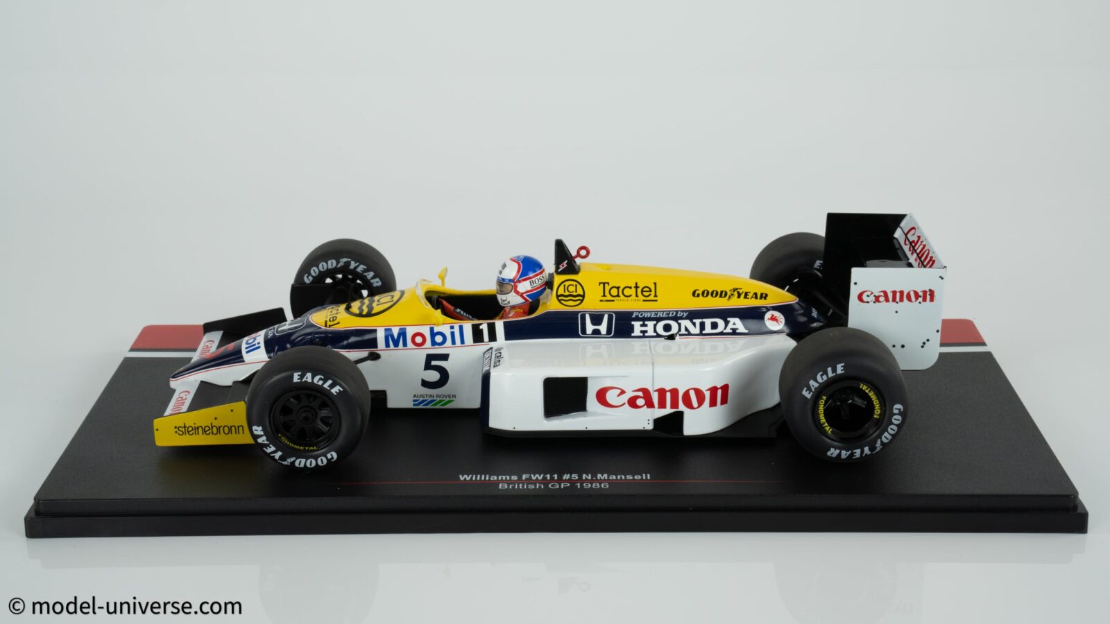 1/18　FW11B ウィリアムズ　ホンダ　マンセル MCG - 1:18 Williams FW11 Honda #5 Nigel Mansell Winner 1986