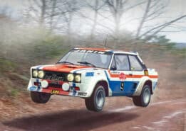 Italeri - 1:24 Fiat 131 Abarth 1977 San Remo Rally Winner